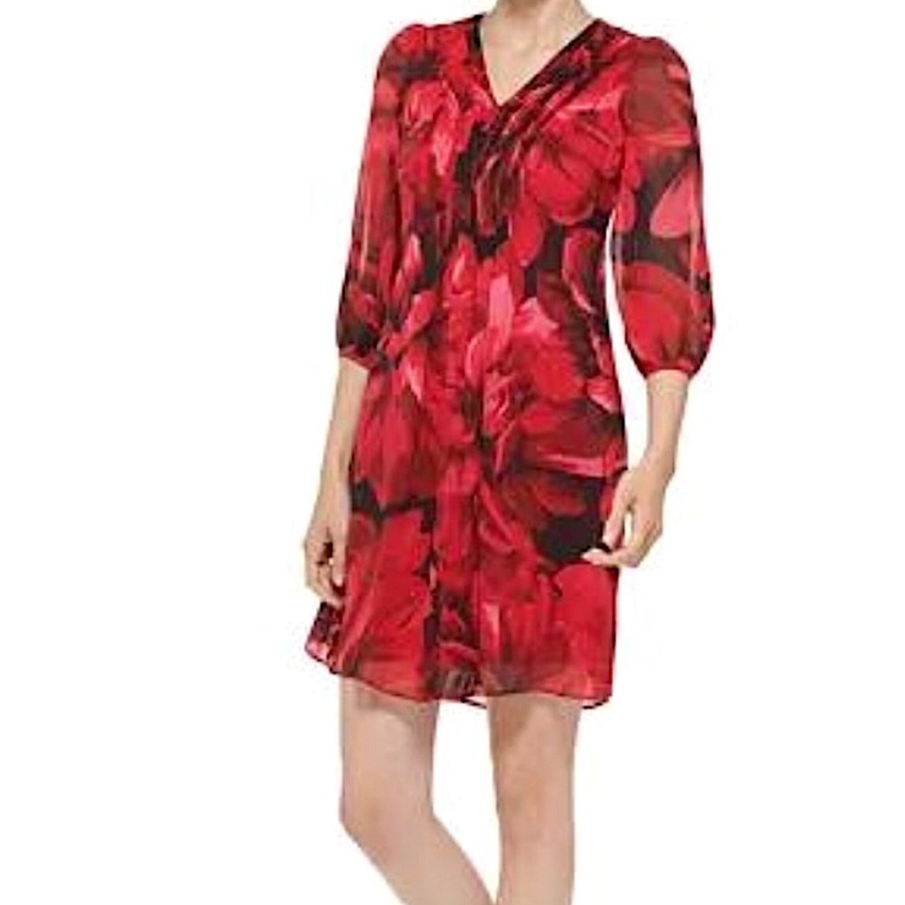 Calvin Klein Floral Shift Dress